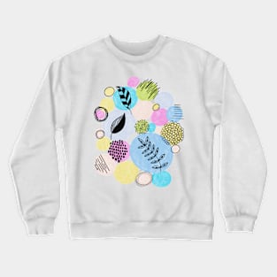 Abstract Circles Crewneck Sweatshirt